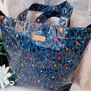 Consuela Danni Grab and Go Multicolor Leopard Print Tote